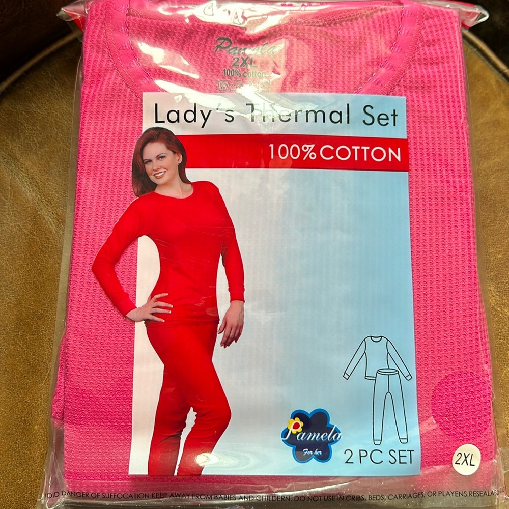 Pink thermal set